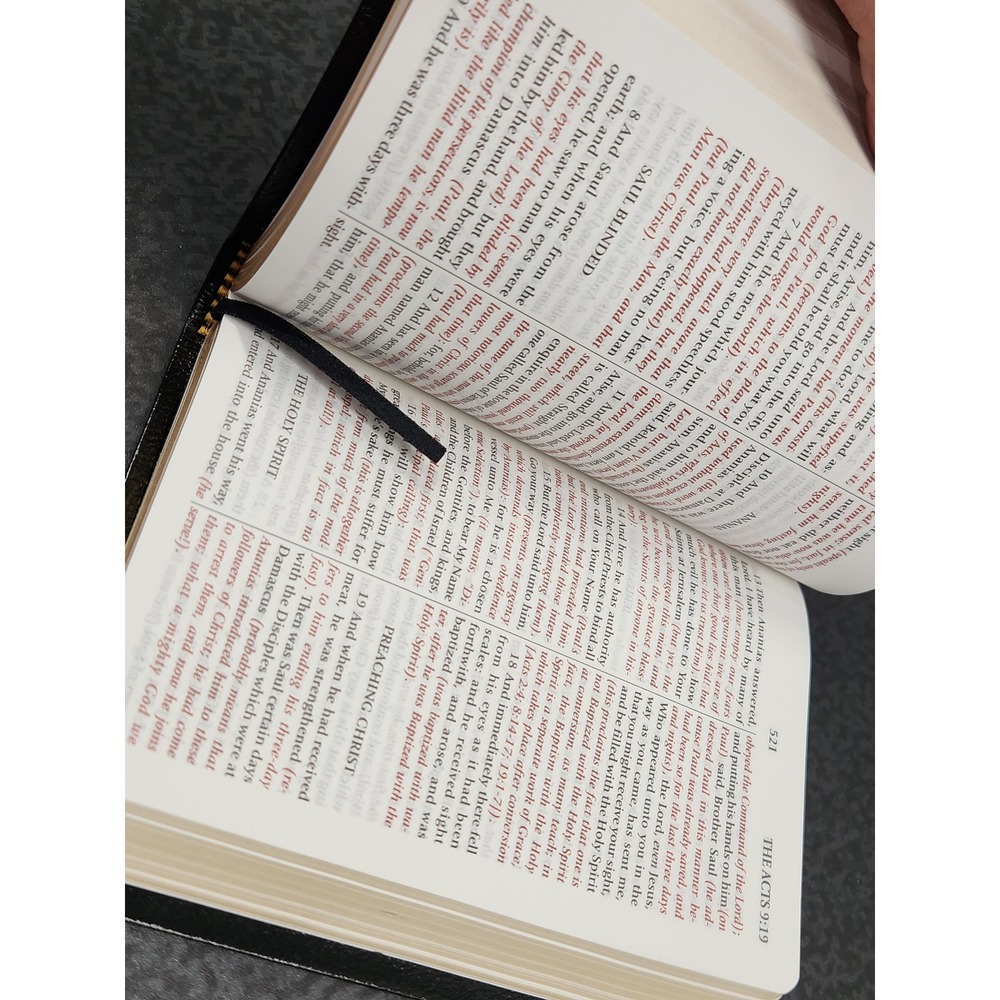 Expositor's New Testament Counselor's Edition KJV Black Bonded Leather Swaggart - Picture 8 of 9